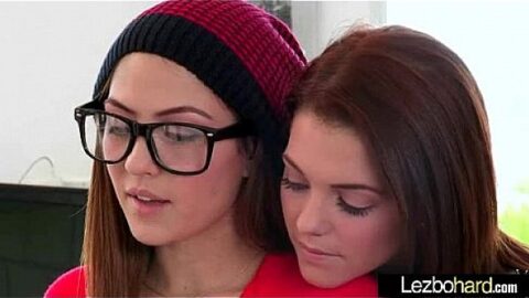 Cute Lovely Lesbos Have Fun On Camera vid-05