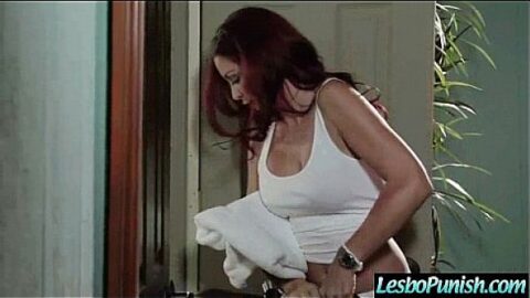 Hard Punishing Sex Between Wild Lesbos (lezley&monique) movie-26
