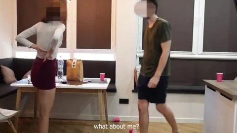 Shared With A Friend. She Takes Two Cocks Part