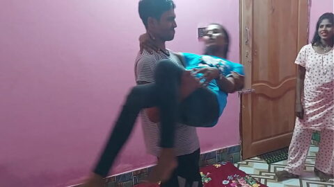 I fucked my stepsister’s pussy in a threesome