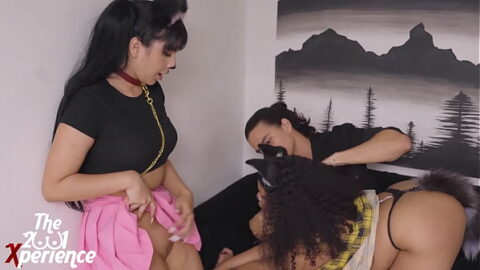 Fucking my friends hard, threesome whit kitty and Foxy (Preview). Diana Marquez
