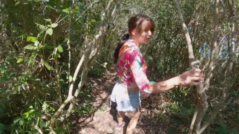 Lost In the Jungle! He CUMS 3 TIMES to Stranger Girl with Huge Squirting Pussy