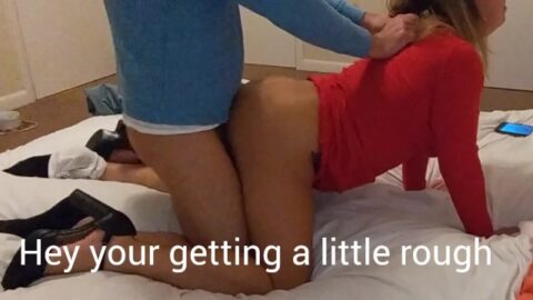 “Fuck me harder!” If she’s going to cheat she wants to get pounded deep-Sexy Dirty talk hotwife