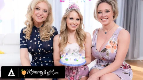 MOMMY’S GIRL – Gorgeous Stepgranny Nina Hartley & Stepmom Dee Williams Taught Me How To Eat Pussies