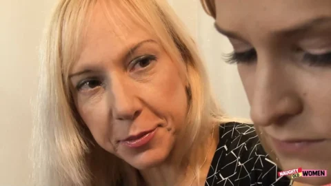 Blonde and milf ended up in jail, where they practiced rubbing wet clitties