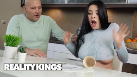REALITY KINGS – Lucky Landlord Loves Motorboating & Tittyfucking Kira Queen’s Amazing Tits