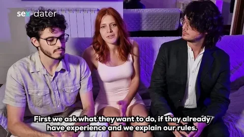 First Porn Casting and Interview Degenerates into a Dirty Threesome – 2 Guys …