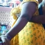 A friend cheats on his friend and has romantic sex with his wife in the kitchen.(cheating sex)