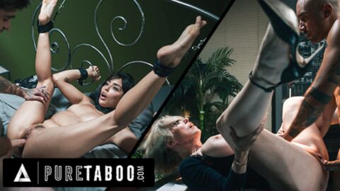PURE TABOO Submissives Vanessa Sky Dee Williams Are FREE USE Dominated – SIMULATION