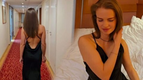 Married Beauty got the wrong room at the hotel!  And she accidentally cheated on her husband!