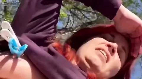My kinky Easter – outdoor bdsm and humiliation orgasms