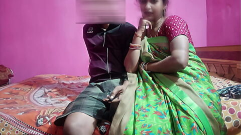 Indian Devar Caught 69 sex with Village Bhabhi ending Hug creampie