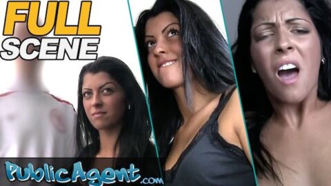 Public Agent Full Scene – 18 year old student takes my cum while her boyfriend waits outside