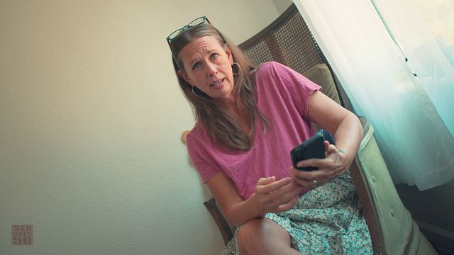Sexy MILF Autumn J Cooper confronts her step-son about the missing funds in – The Sure Thing