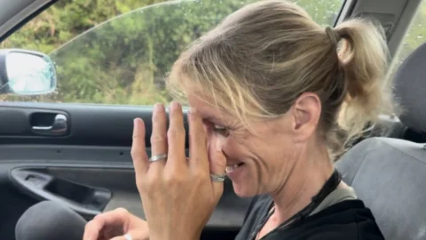 Accidental Blowjob in the Car – How Well He Sucks, I Cum in His Mouth Before Having My Hard Cock