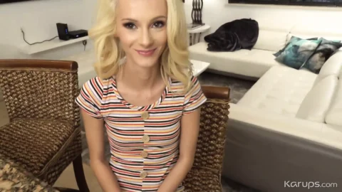 Tiny Blonde Needs Training
