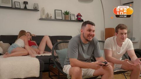 THE GIRLS MADE EACH OTHER ORGASM. WHILE THEIR BOYS PLAYED – ARISHA MILLS AND MARIMOORE