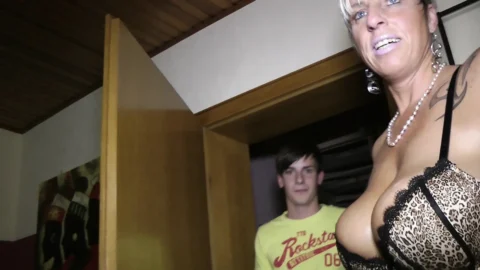 18 Year Old Virgin Boy Is Made a Man by Her Perverted Stepmother!