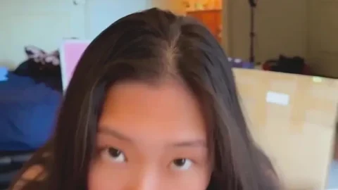 down on my knees giving a blowjob like a good asian slut HUGE CUMSHOT IN MOUTH