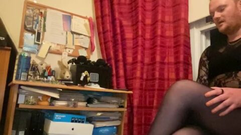 Aidan Maxwell Halloween Office Pantyhose Feet Worship JOI