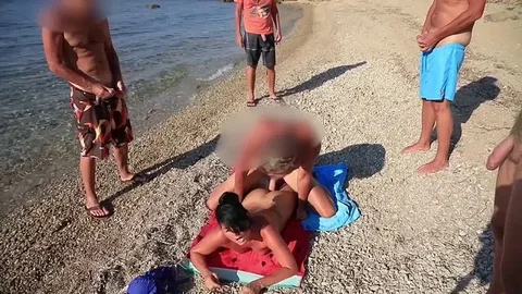 FREE FUCK ON THE BEACH! THE ULTIMATE CUM PARTY! EVERYONE CAN CUM!