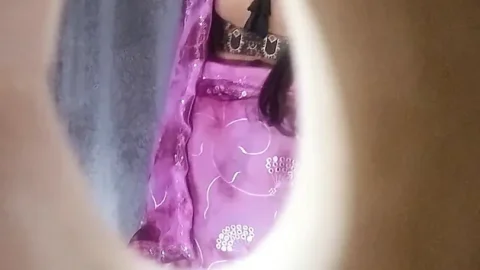 I made a video of my stepsister changing her clothes.