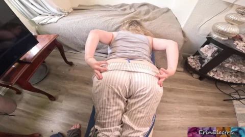 Massaging stepmom things get steamy