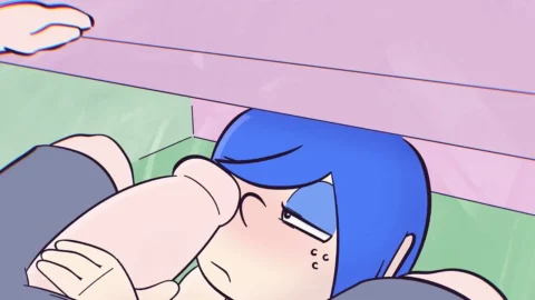 Quick Blowjob Under The Table At Restaurant ( Parody Cartoon )