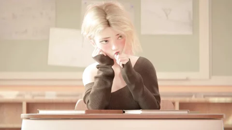 Sweet and Wet Dreams in University Classroom for Cute Gwen Stacy – Animated Porn (2026)