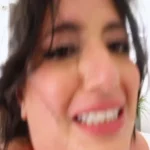 Takes on Two Huge Cocks Deepthroat Facial 3some