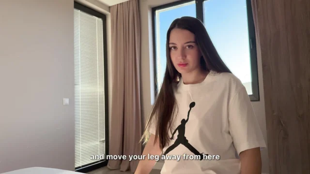 Big Ass Step-Sis Not Wearing Panties in My Bed – I Couldn’t Resist and Accidently Cum Inside