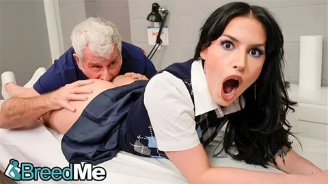 BreedMe- Chanel Camryn Pussy Stretched & Creampied by Mature Doctor