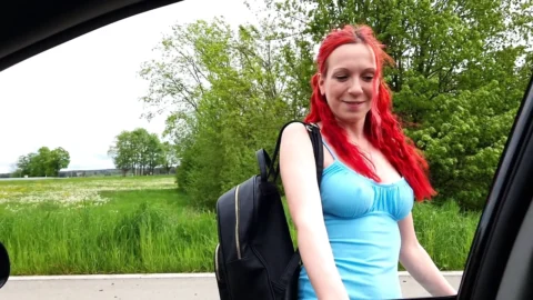 Forbidden meeting with my neighbor – Hot adventure in the car