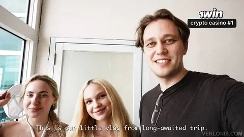 Hong Kong Travel Vlog Ends in Threesome