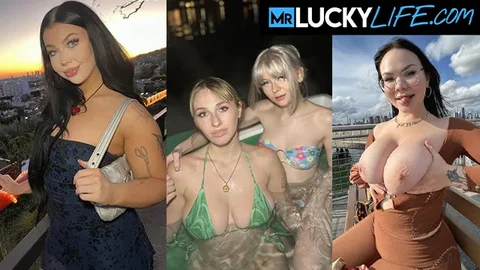 Join Angel Youngs With Holly Day And Brynn Michaels In This Hot Mr Lucky LIFE C