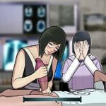 Konoha Milfs part 9 – Shizune Giving me a handjob while Hinata watches
