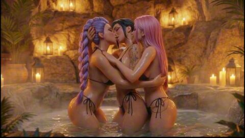 MIRA & RUMI & ZOEY LOVE SCENES