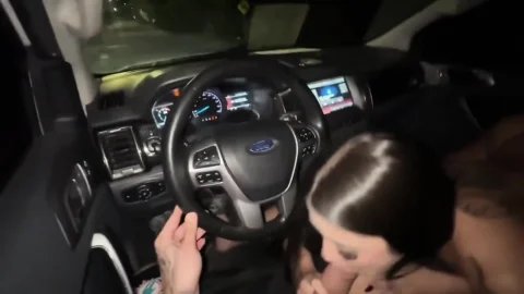 My Friend Takes Me Home, I Get Horny and We Fuck in His Car! – Annacherry7