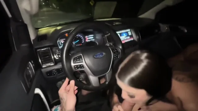 My Friend Takes Me Home, I Get Horny and We Fuck in His Car! – Annacherry7
