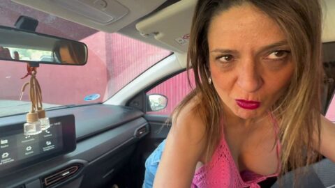 My stepmom tricks me into going to a motel so she can get fucked hard by my huge cock – Dana Levyx