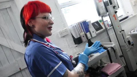 Nurse Ruby’s Degrading Vaginal Exam: Pierced Slut Rosa Inspected, Stretched & Broken in Medical Room