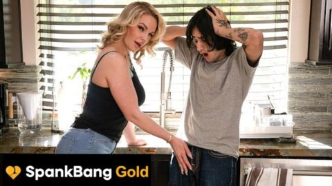 SPANKBANG GOLD – “It Could Just Be Our Little Secret” – Blonde Stepmilf Wants Stepson’s Dick
