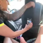 Sucked Her Stepson While the Cuckold Was Driving