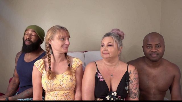 Desperate Amateurs hot big tit bbw milfs get their wet tight pussies pounded hard bbc action