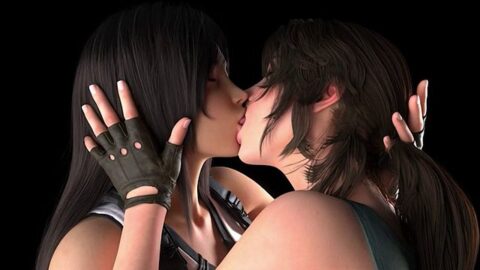 Hentai Anime Lara Croft X Tifa Lesbian Sex – Tomb Raider X Final Fantasy