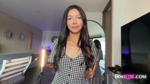 Lia returns to prove she gives the best blowjobs!