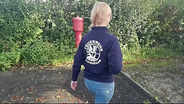 Blonde Witch – Firefighter Intern PUBLIC Creampie BONUS CREAMPIE