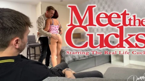 Cuckold Husband Forced to Watch Wife’s Pussy Filled with Cum