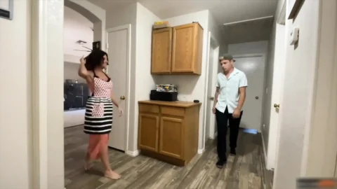 Horny Couple Sneaks Away During Family Thanksgiving