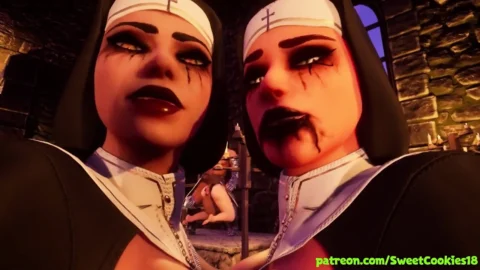 Sexy Nuns Take a Guy for a Wild Ride